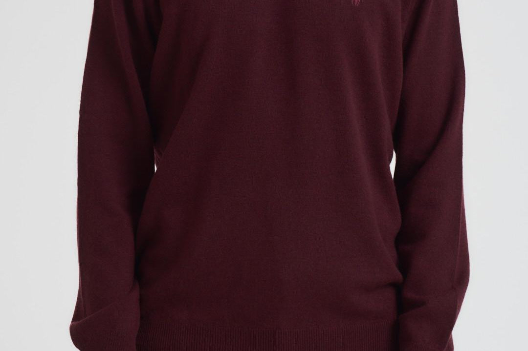 Maglia uomo girocollo bordeaux 710974148 008 RALPH LAUREN 