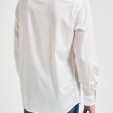 Camicia uomo in popeline bianca EM005123 AF23800U0002 EMPORIO ARMANI 