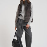 Piumino gilet eco fur donna PI002122D 9480 HERNO 