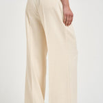 Pantalone donna gamba larga avorio 106918 A2W6C00 PINKO 