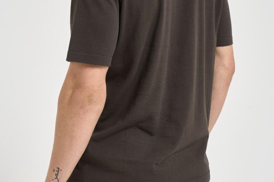 T-shirt uomo girocollo marrone 302821 21 KANGRA 