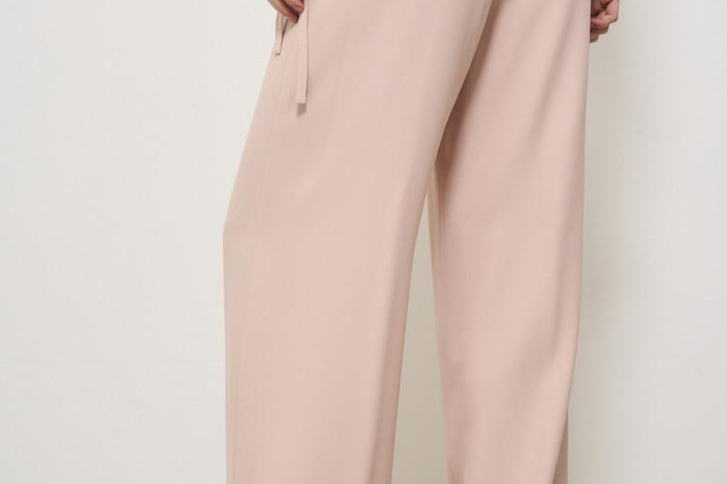 Pantalone donna a palazzo rosa F5SS36 F47 LIVIANA CONTI 