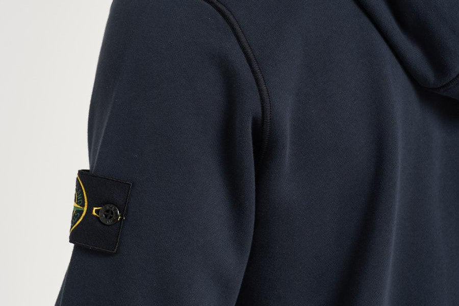 Felpa uomo con zip blu 6100061 S0051V0020 STONE ISLAND 
