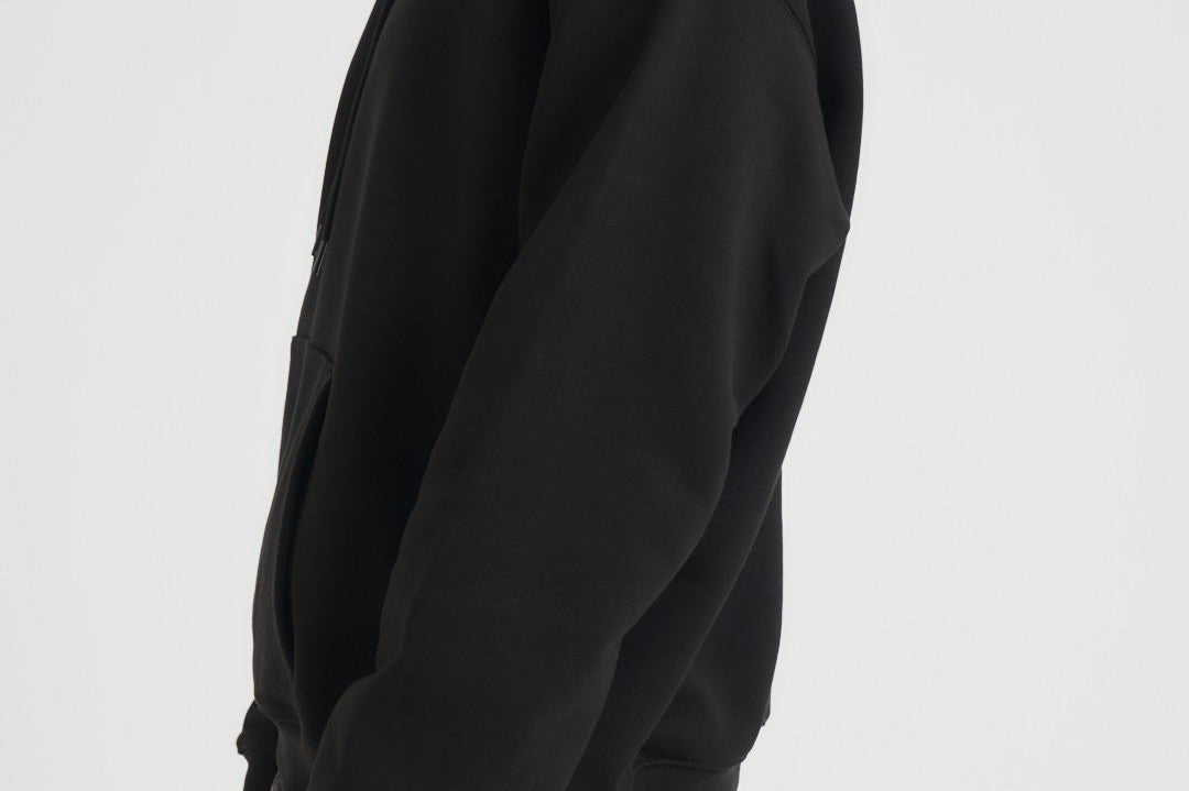 Felpa uomo con cappuccio con stampa multipla nera SH5947 031 LACOSTE 