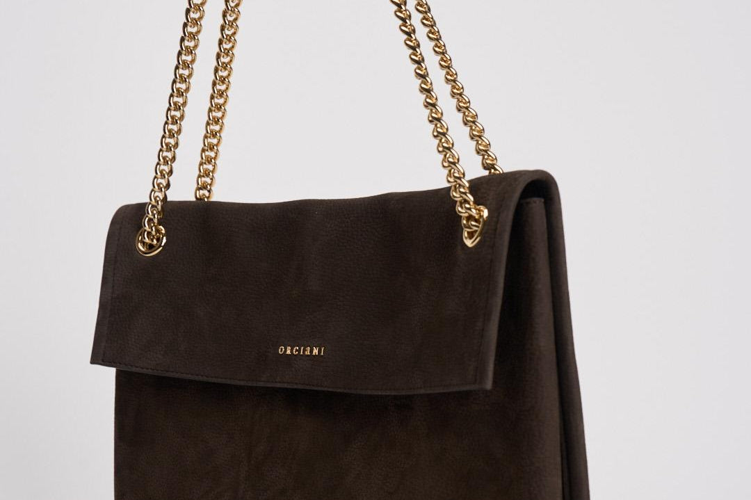 Borsa donna Venus Nabucco Midi a spalla in pelle nabul moro B02212NAB TMORO ORCIANI 