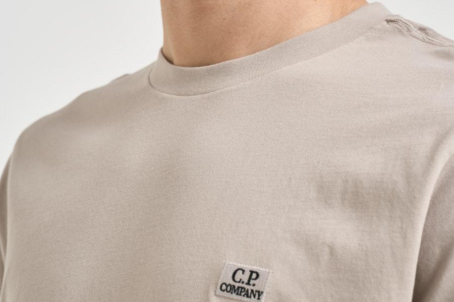 T-shirt uomo girocollo beige TS726A 904 C.P. COMPANY 