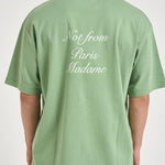 T-shirt uomo girocollo verde salvia TS209 CO002LIGHTGREEN DROLE DE MONSIEUR 