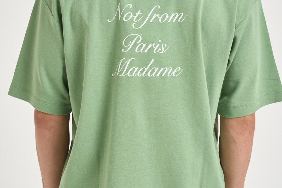 T-shirt uomo girocollo verde salvia TS209 CO002LIGHTGREEN DROLE DE MONSIEUR 