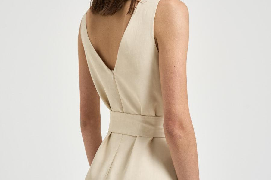 Abito donna midi panna D726155 RAISA26003 P.a.r.o.s.h. 