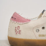 Sneakers donna Super-Star talloncino rosa GWF00107 F00684315712 GOLDEN GOOSE 
