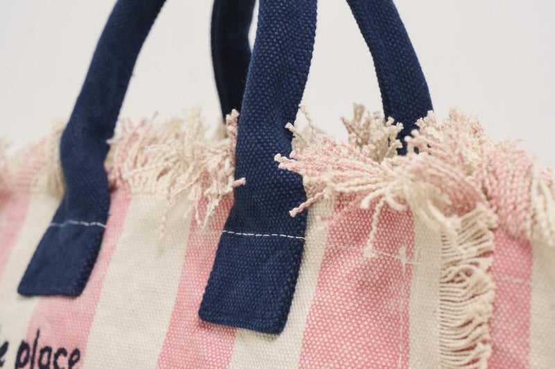 Borsa donna Colette a righe rosa COLETTE 03301H MC2 SAINT BARTH 