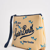Pochette donna Aline a righe in fantasia squalo ALINE 02106L MC2 SAINT BARTH 
