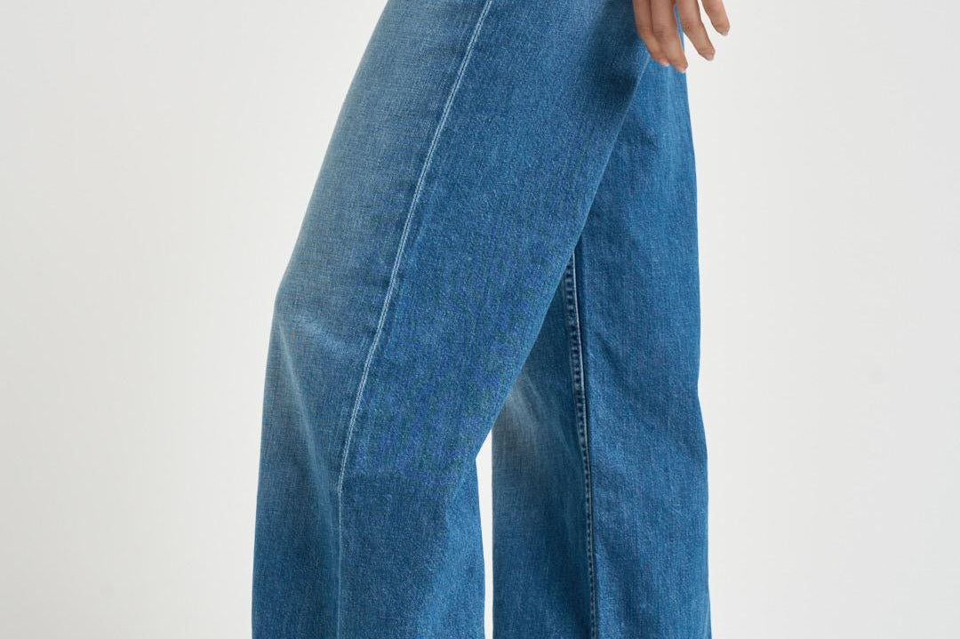 Jeans donna Rerun in denim blu 12488 1230HUF MOTHER 