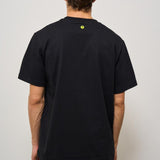 T-shirt uomo girocollo nera ATH084 110 BARROW 