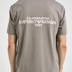 T-shirt uomo girocollo tortora EM005257 AF13715U8049 EMPORIO ARMANI 