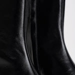 Stivaletti donna in pelle lucida neri S101164 01 ALOHAS 