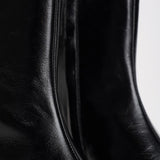 Stivaletti donna in pelle lucida neri S101164 01 ALOHAS 