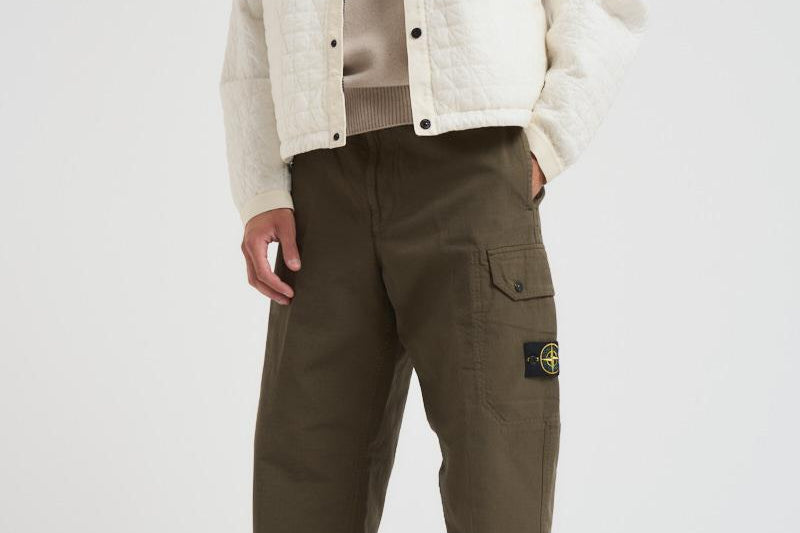 Giubbotto Crinkle Reps Ny Quilted-Tc panna 4100023 S0186V0093 STONE ISLAND 