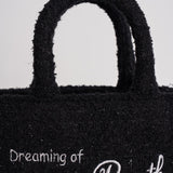 Borsa donna Vanity Tweed mini in lana nero VANITYMNTWEED 00 MC2 SAINT BARTH 