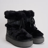 Stivale donna Ltrack Faux Fur Wp New nero 2450130 N001BLACK MOON BOOT 