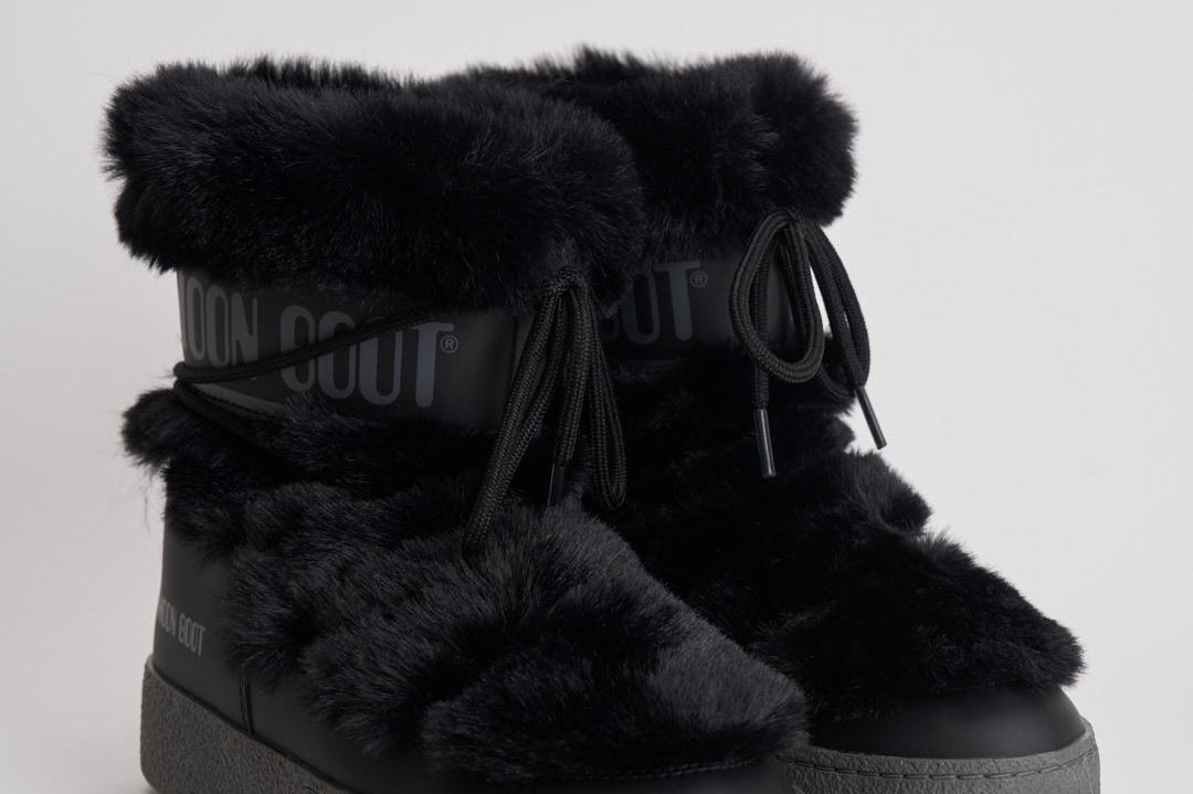 Stivale donna Ltrack Faux Fur Wp New nero 2450130 N001BLACK MOON BOOT 
