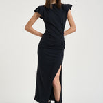 Abito donna lungo Nadela nero RO0307FA A1N41I01BK ISABEL MARANT 