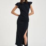 Abito donna lungo Nadela nero RO0307FA A1N41I01BK ISABEL MARANT 