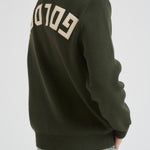 Maglia uomo girocollo verde GMP00841 P00197235674 GOLDEN GOOSE 
