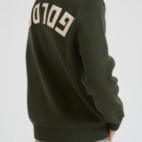 Maglia uomo girocollo verde GMP00841 P00197235674 GOLDEN GOOSE 