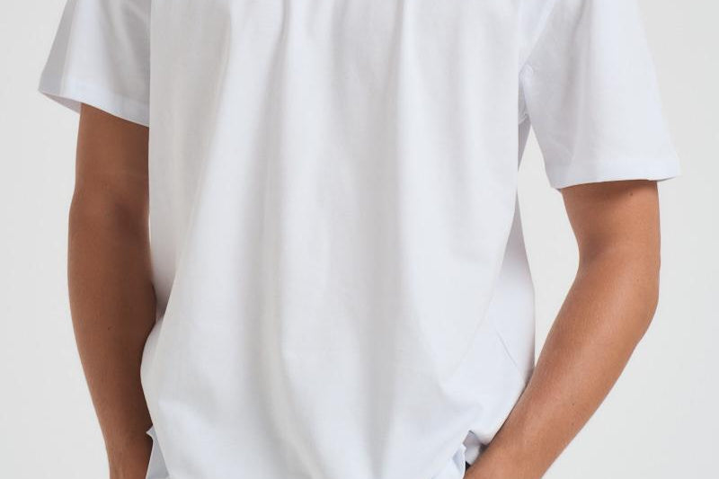 T-shirt uomo girocollo bianca 1000511 201 LES DEUX 