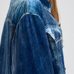 Giubbotto donna KanKam blu 12705 516601 PIERRE-LOUIS MASCIA 