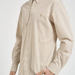 Camicia uomo a righe beige 710929344 500 RALPH LAUREN 