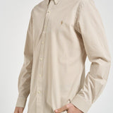 Camicia uomo a righe beige 710929344 500 RALPH LAUREN 