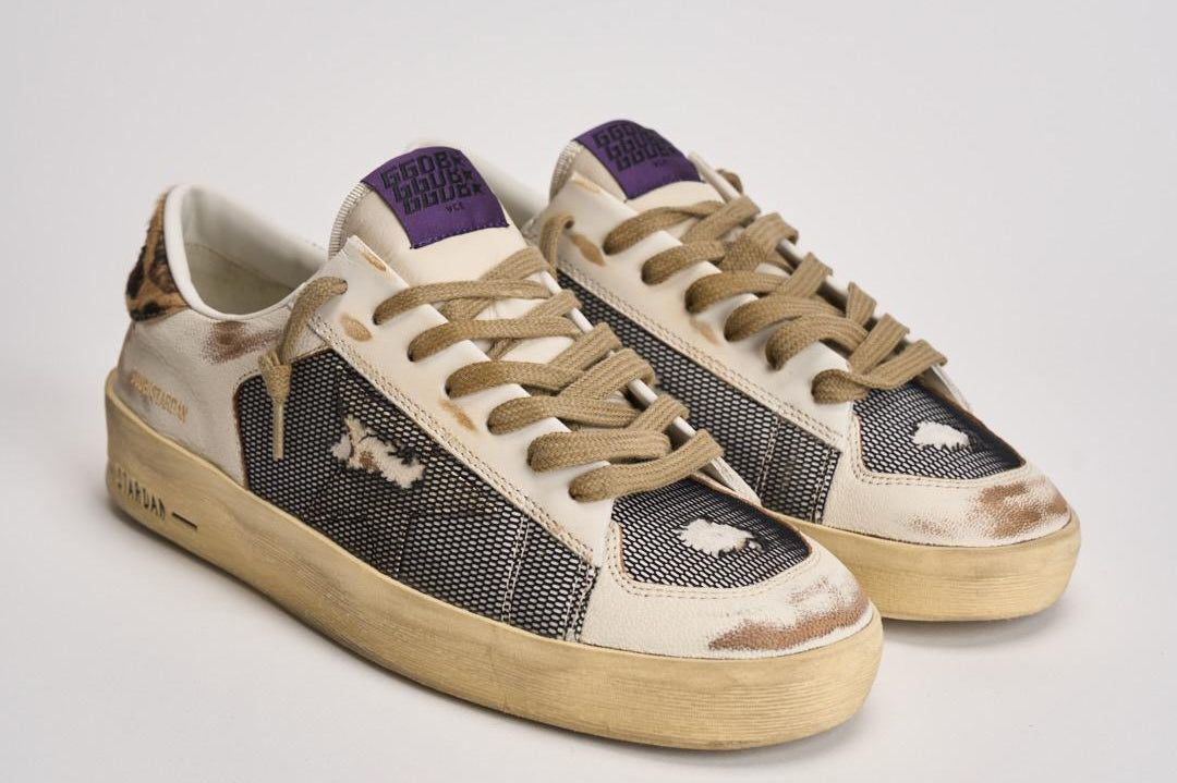 Sneakers uomo Stardan beige GMF00370 F00793783187 GOLDEN GOOSE 