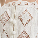 Top donna Nelssy in sangallo bianco HT0859FA D2J01IWHITE ISABEL MARANT 