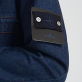 Giacca uomo stile camicia in denim scuro Q100027S00J7 VJ201 STONE ISLAND 