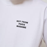 T-shirt uomo girocollo bianca TS203 CO0002OPW DROLE DE MONSIEUR 