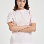 T-shirt donna girocollo rosa cipria 12505 PINK ANINE BING 