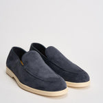 Mocassino uomo in suede blu 3413 VISONEB15 DOUCAL'S 