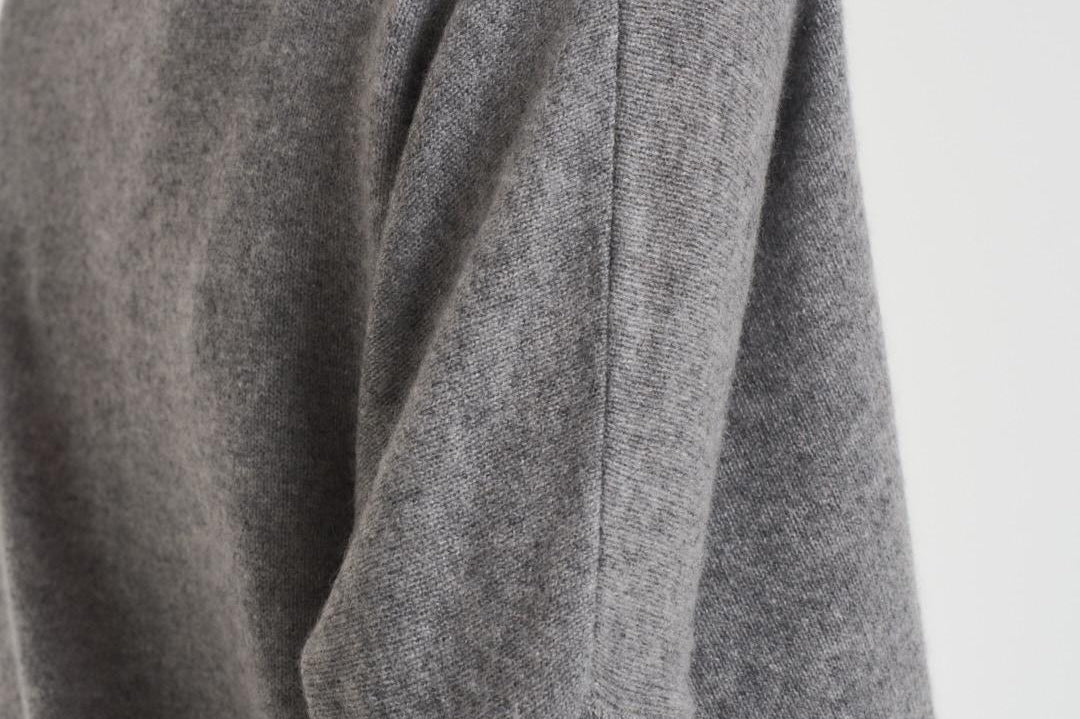 Dolcevita donna in cashmere grigio CLARA DARKHEATHERWAY ABSOLUT CASHMERE. 