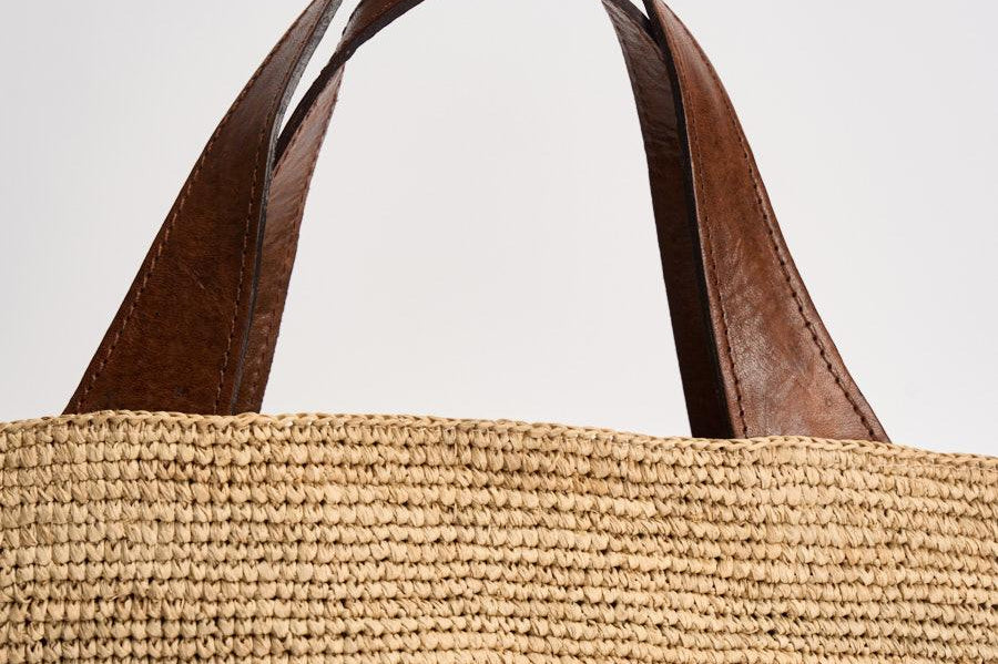Borsa donna Mirozy in rafia beige MIROZY TEA IBELIV 
