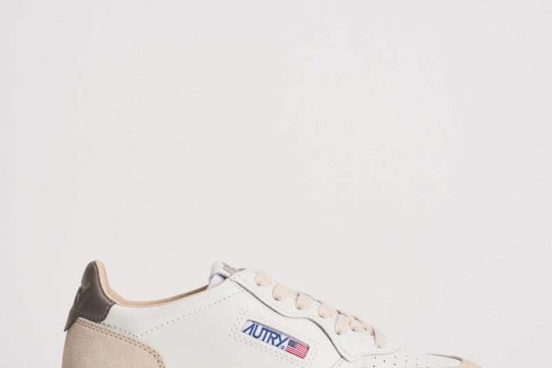Sneakers donna Medalist panna, beige e grigio AULW LS01 AUTRY 