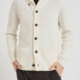 Cardigan uomo glasgow bianco GLASGOW WL10 MC2 SAINT BARTH 