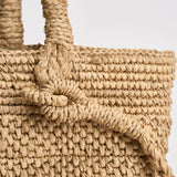 Borsa donna Arona in rafia beige ARONA TEA IBELIV 
