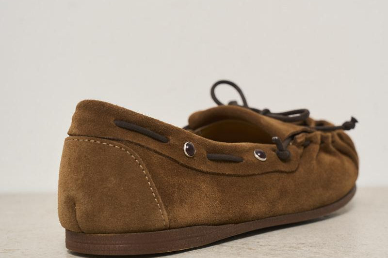 Mocassino donna in suede marrone D070277 MARRONE P.a.r.o.s.h. 