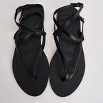 Sandali infradito donna neri I1.5Y0 BLACKCROSSOVER MANEBI' 
