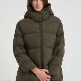 Piumino donna corto verde militare PI002097D 7740 HERNO 