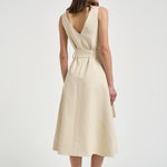 Abito donna midi panna D726155 RAISA26003 P.a.r.o.s.h. 