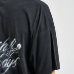 T-shirt uomo con stampa nera 100592 04STAINEDBLACK REPRESENT 