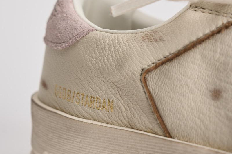 Sneakers donna Stardan bianche e rosa GWF00128 F00727682942 GOLDEN GOOSE 